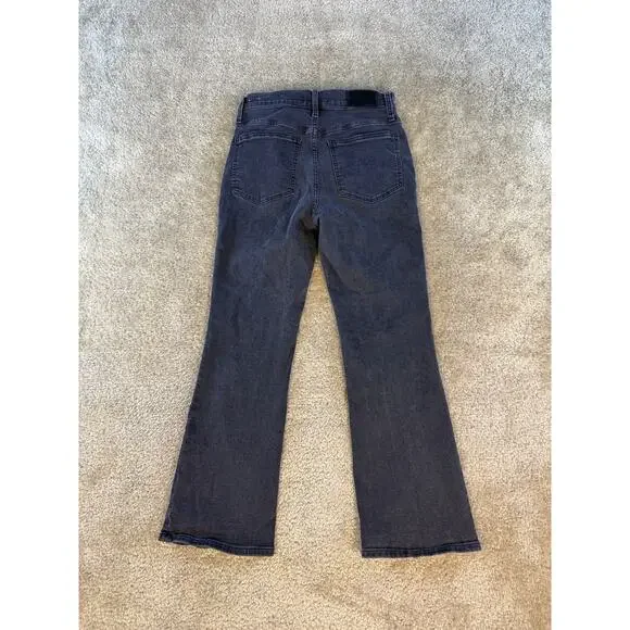 Madewell Jeans Womens Size 27 Black Wash Cali Demi-Boot Jeans Denim E151 - Picture 5 of 16